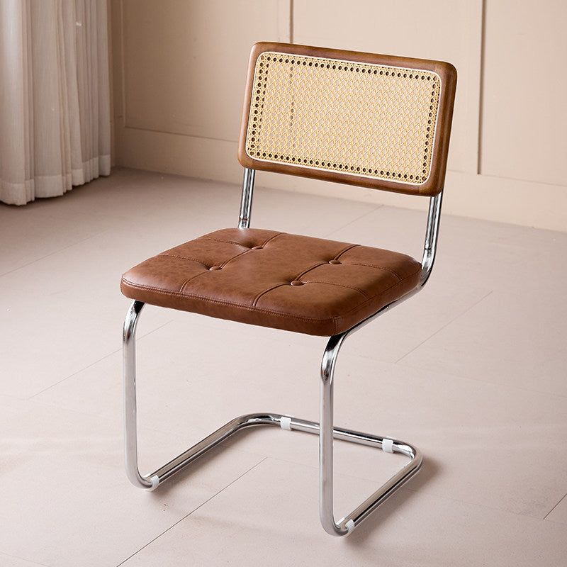 Nordic Mid-Century Modern Cesca Chair | Retro Metal Cantilever Dining & Accent Chair