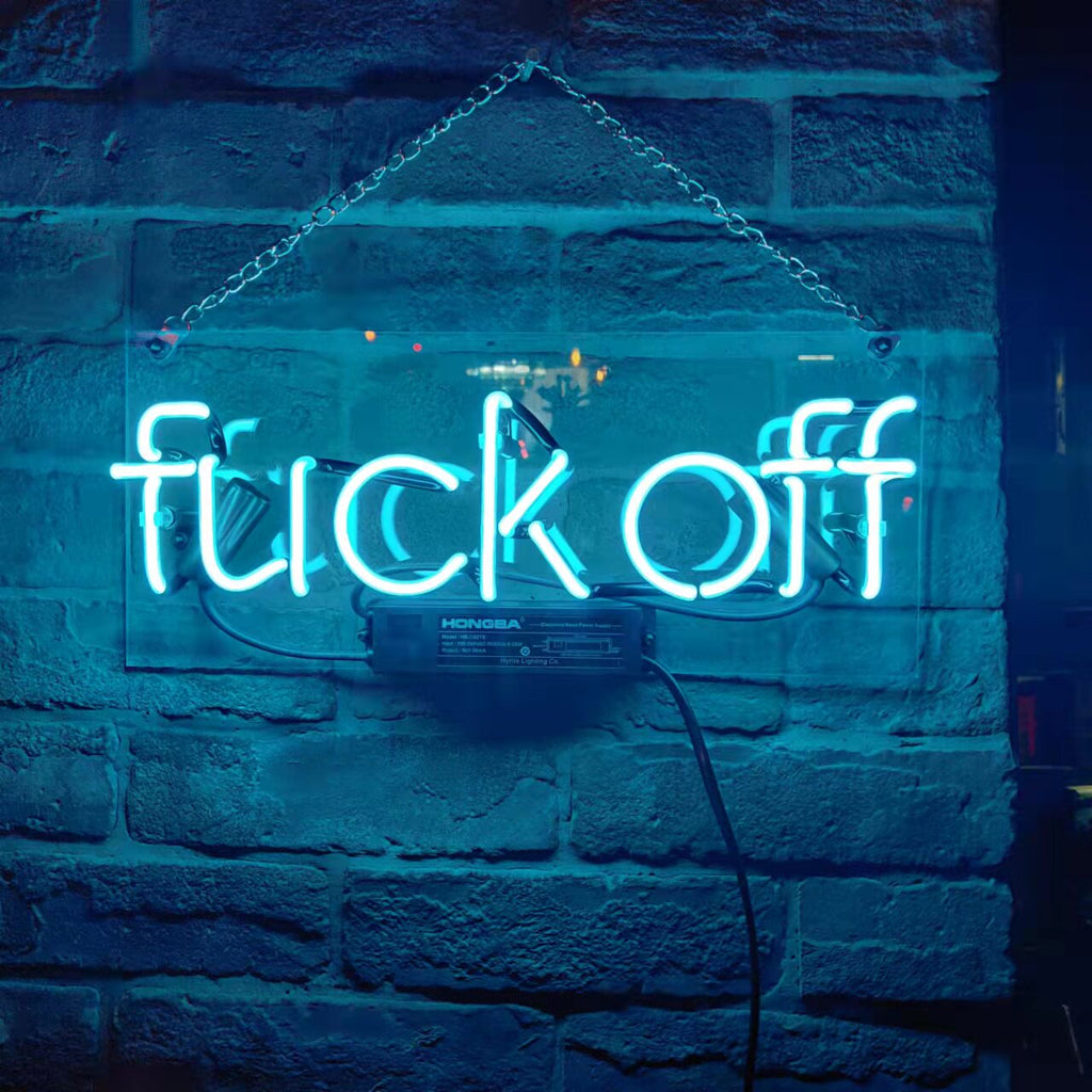 Custom Neon Glass Light Box | Acrylic Indoor Sign for Home, Shop & Studio