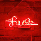 Custom Neon Glass Light Box | Acrylic Indoor Sign for Home, Shop & Studio