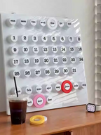 XEMO Modern Minimalist Perpetual Calendar & Desktop Accent
