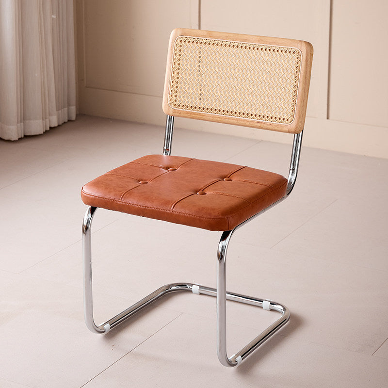 Nordic Mid-Century Modern Cesca Chair | Retro Metal Cantilever Dining & Accent Chair