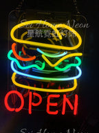 Custom Neon Glass Light Box | Acrylic Indoor Sign for Home, Shop & Studio