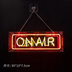 Custom Neon Glass Light Box | Acrylic Indoor Sign for Home, Shop & Studio