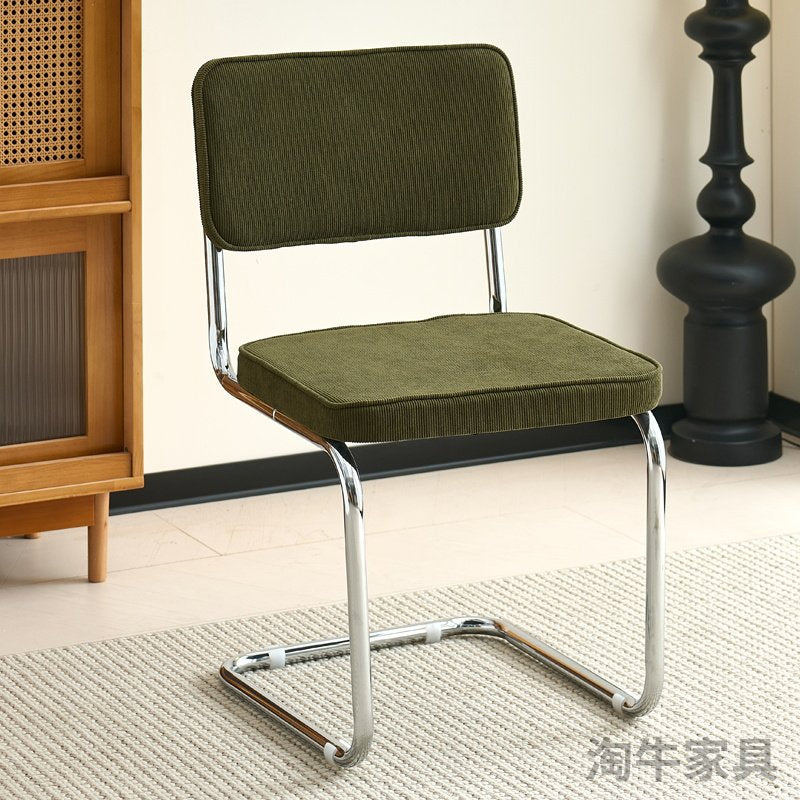 Nordic Mid-Century Modern Cesca Chair | Retro Metal Cantilever Dining & Accent Chair