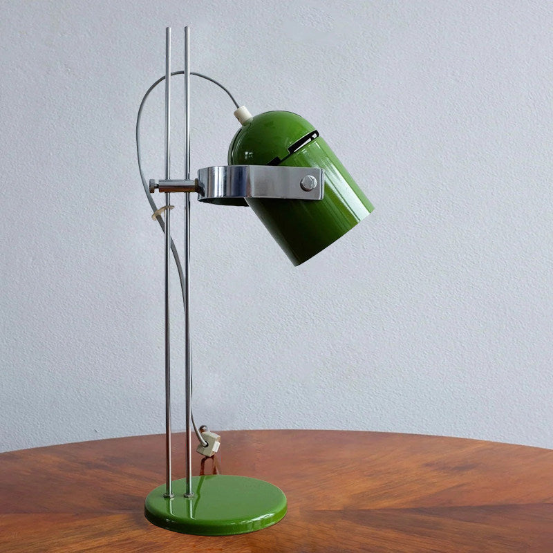 Retro Bauhaus Adjustable Desk Lamp  Vintage Metal Bedside & Study Ambient Light