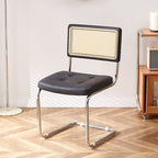Nordic Mid-Century Modern Cesca Chair | Retro Metal Cantilever Dining & Accent Chair