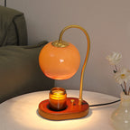 Mars Orange Candle Warmer Lamp | Modern Dimmable Table Lamp