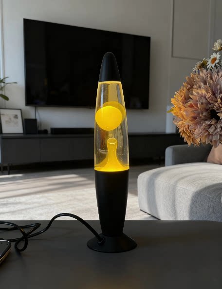 13" Lava Lamp  Creative Jellyfish Motion Night Light & Ambient Table Lamp