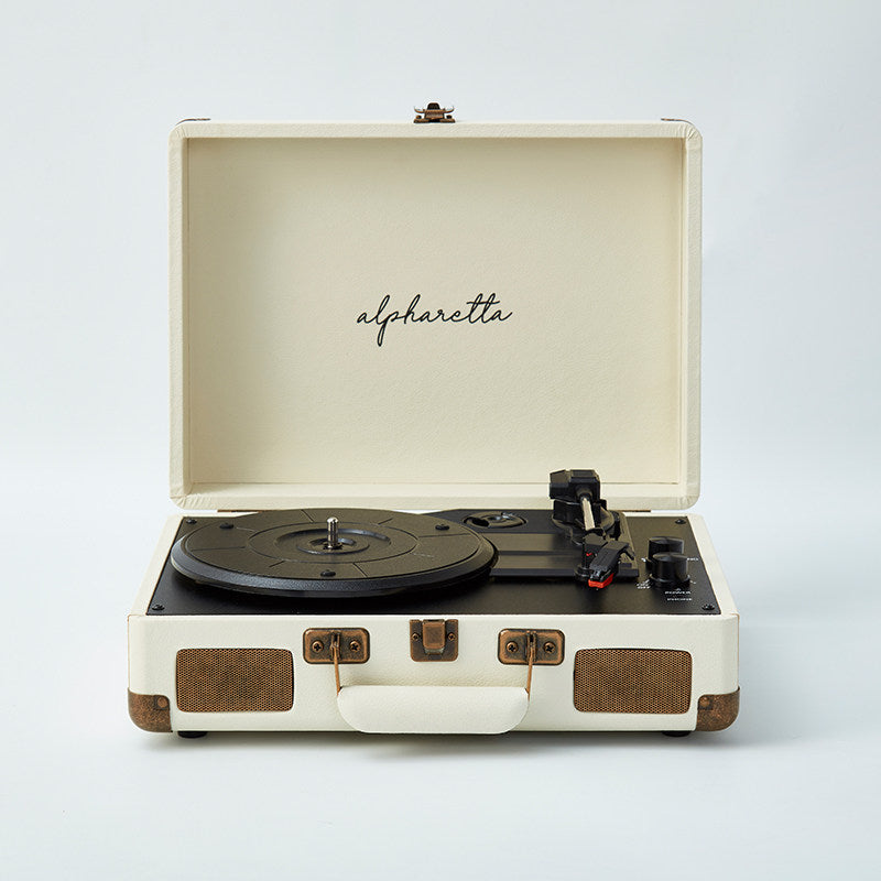 Alpharetta Retro Suitcase Vinyl Turntable Bluetooth Record Player & Speaker