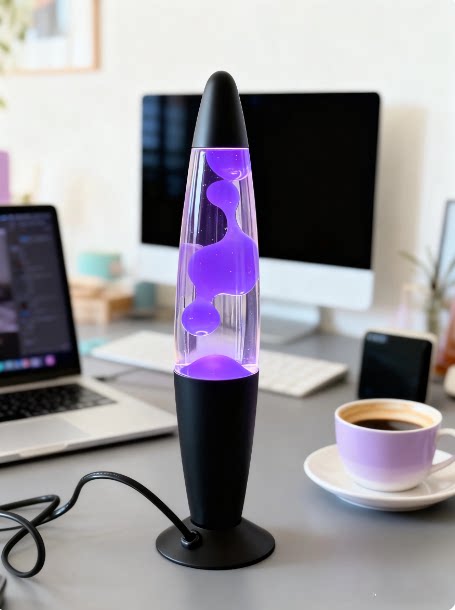 13" Lava Lamp  Creative Jellyfish Motion Night Light & Ambient Table Lamp