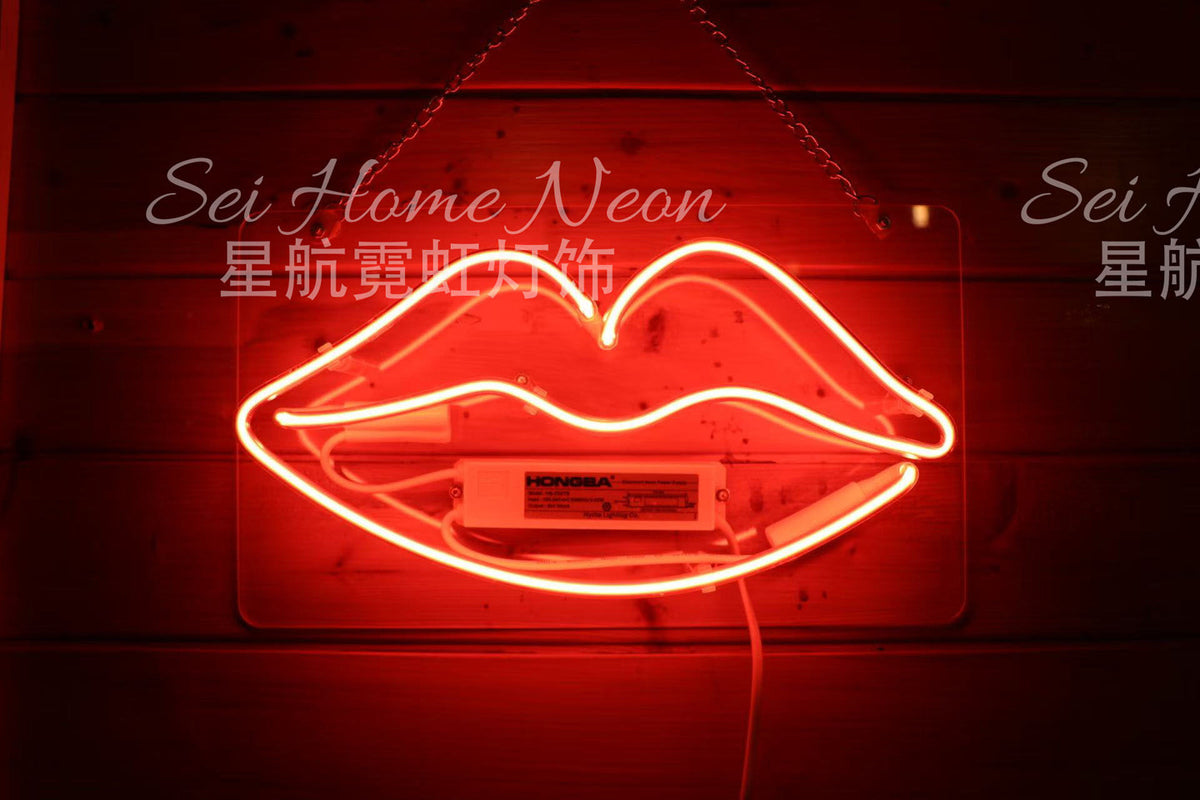 Custom Neon Glass Light Box | Acrylic Indoor Sign for Home, Shop & Studio