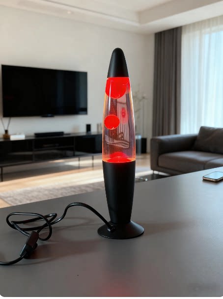 13" Lava Lamp  Creative Jellyfish Motion Night Light & Ambient Table Lamp