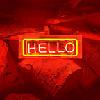 Custom Neon Glass Light Box | Acrylic Indoor Sign for Home, Shop & Studio