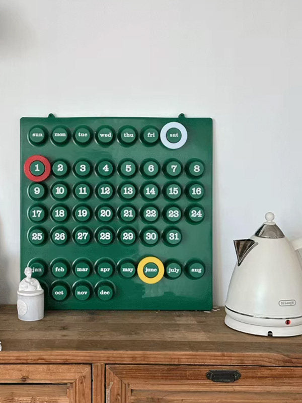 XEMO Modern Minimalist Perpetual Calendar & Desktop Accent
