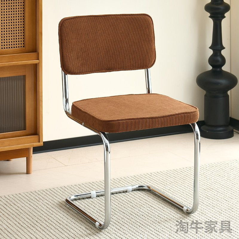 Nordic Mid-Century Modern Cesca Chair | Retro Metal Cantilever Dining & Accent Chair