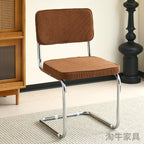 Nordic Mid-Century Modern Cesca Chair | Retro Metal Cantilever Dining & Accent Chair