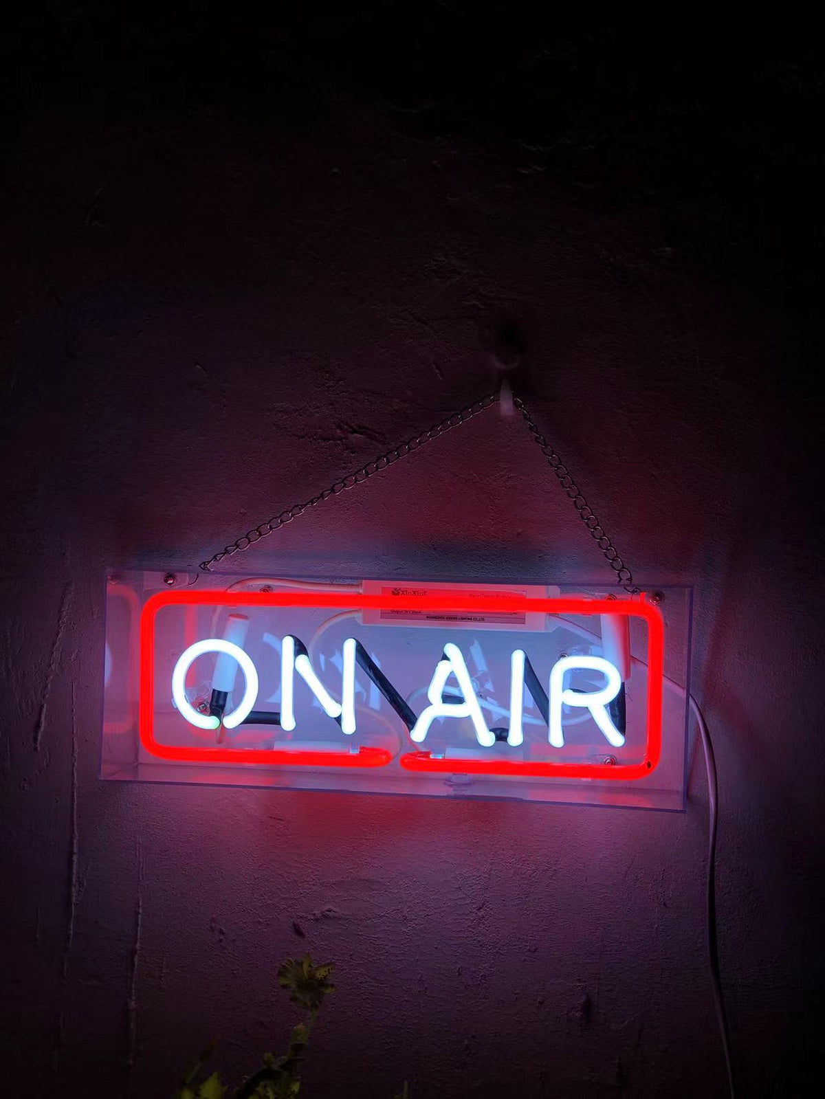 Custom Neon Glass Light Box | Acrylic Indoor Sign for Home, Shop & Studio