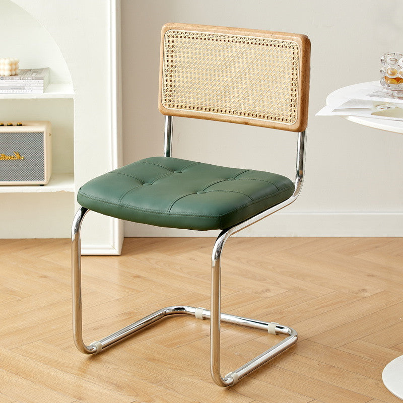 Nordic Mid-Century Modern Cesca Chair | Retro Metal Cantilever Dining & Accent Chair