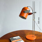 Retro Bauhaus Adjustable Desk Lamp  Vintage Metal Bedside & Study Ambient Light