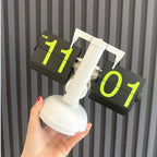 Retro Mechanical Flip Desk Clock – Minimalist European Style