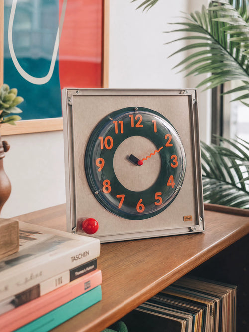 Alu-Pop Bauhaus Bubble Wall Clock