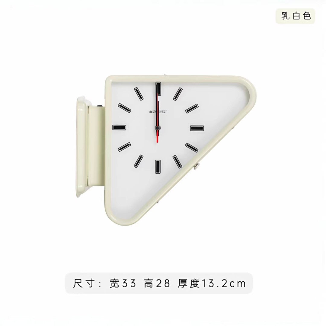 Japanese DULTON Metal Double-Sided Wall Clock | Corner Wall Silent Clock
