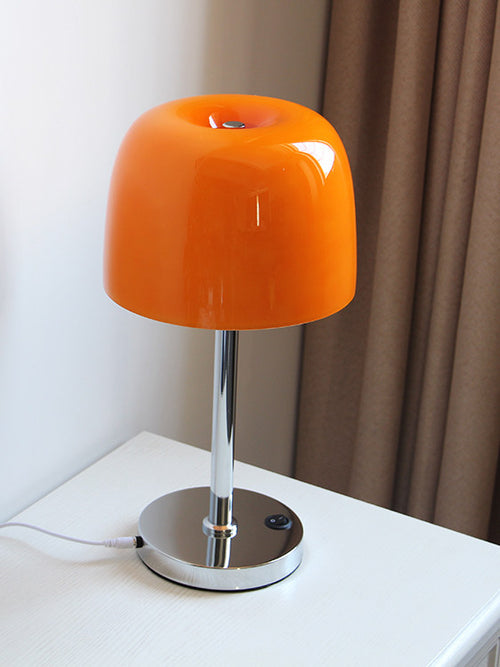 Scandinavian Mushroom Glass Table Lamp