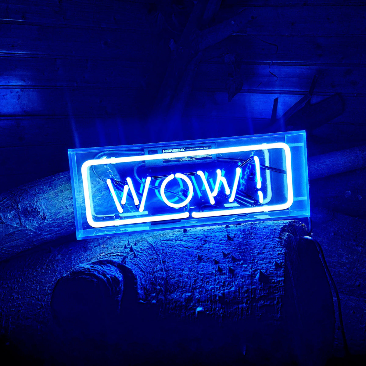 Custom Neon Glass Light Box | Acrylic Indoor Sign for Home, Shop & Studio
