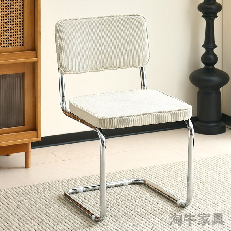 Nordic Mid-Century Modern Cesca Chair | Retro Metal Cantilever Dining & Accent Chair