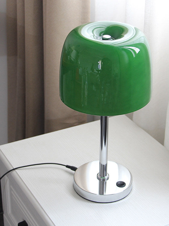 Scandinavian Mushroom Glass Table Lamp