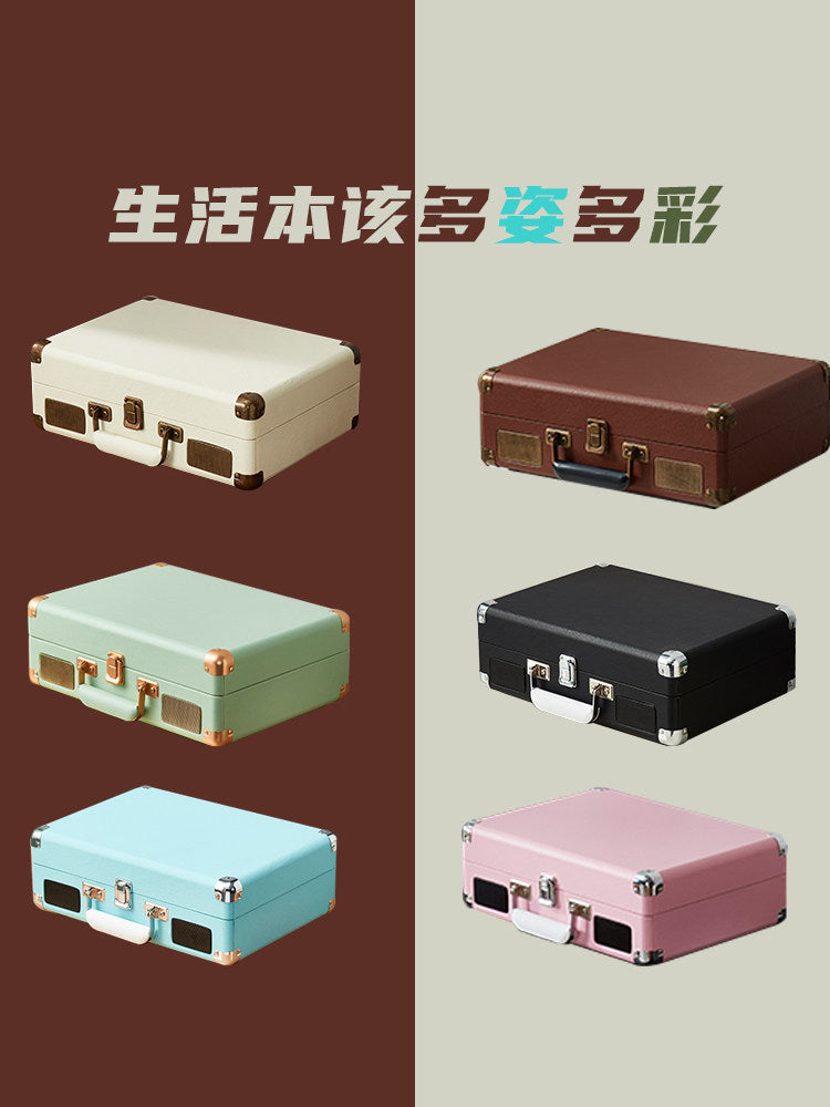Alpharetta Retro Suitcase Vinyl Turntable Bluetooth Record Player & Speaker