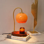 Mars Orange Candle Warmer Lamp | Modern Dimmable Table Lamp