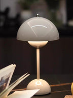 Danish-Style Nordic Mushroom Touch Desk Lamp (Rechargeable)