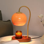 Mars Orange Candle Warmer Lamp | Modern Dimmable Table Lamp
