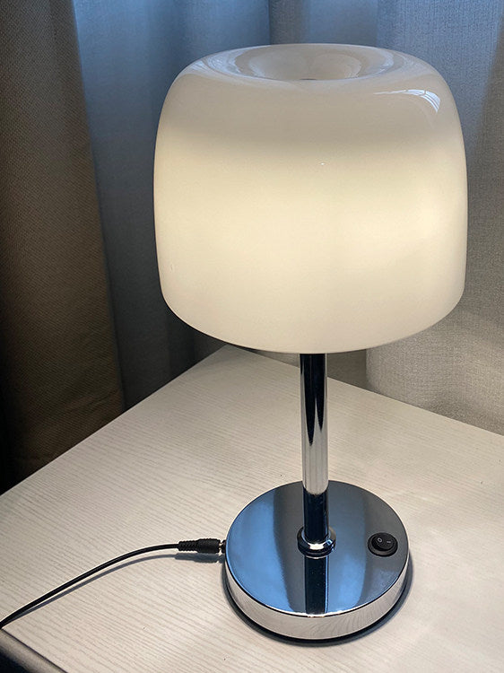Scandinavian Mushroom Glass Table Lamp