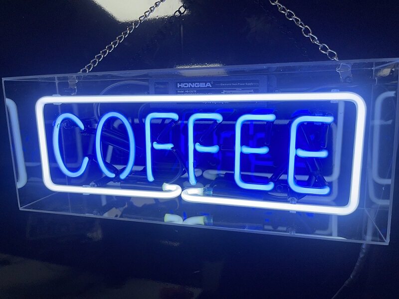 Custom Neon Glass Light Box | Acrylic Indoor Sign for Home, Shop & Studio