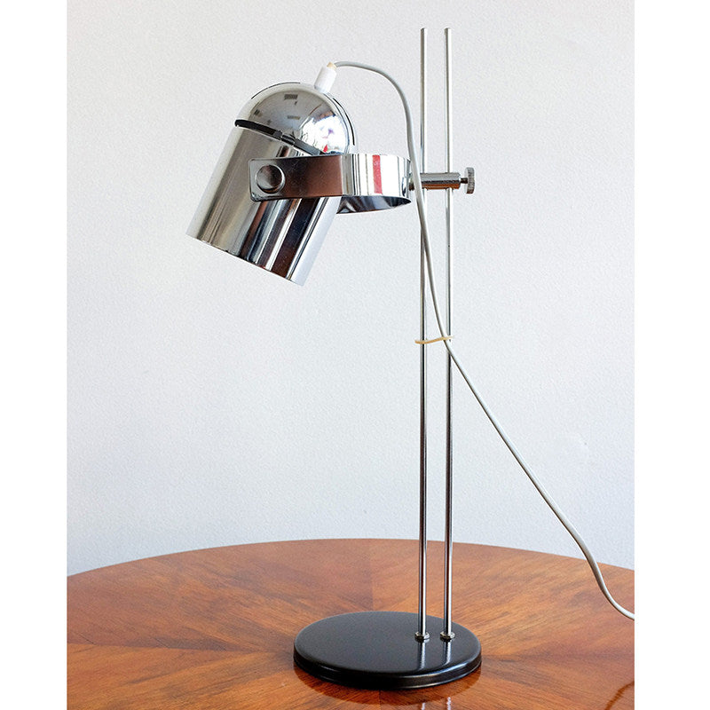 Retro Bauhaus Adjustable Desk Lamp  Vintage Metal Bedside & Study Ambient Light
