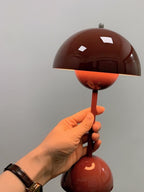Danish-Style Nordic Mushroom Touch Desk Lamp (Rechargeable)