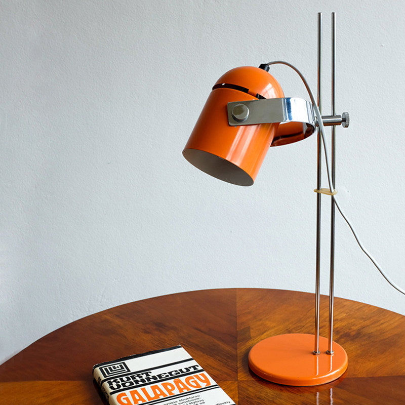 Retro Bauhaus Adjustable Desk Lamp  Vintage Metal Bedside & Study Ambient Light