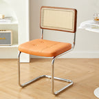 Nordic Mid-Century Modern Cesca Chair | Retro Metal Cantilever Dining & Accent Chair