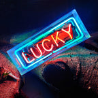 Custom Neon Glass Light Box | Acrylic Indoor Sign for Home, Shop & Studio