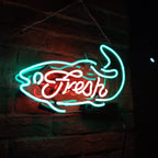 Custom Neon Glass Light Box | Acrylic Indoor Sign for Home, Shop & Studio