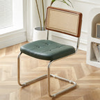 Nordic Mid-Century Modern Cesca Chair | Retro Metal Cantilever Dining & Accent Chair