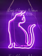 Custom Neon Glass Light Box | Acrylic Indoor Sign for Home, Shop & Studio