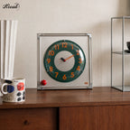 Alu-Pop Bauhaus Bubble Wall Clock