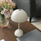 Danish-Style Nordic Mushroom Touch Desk Lamp (Rechargeable)