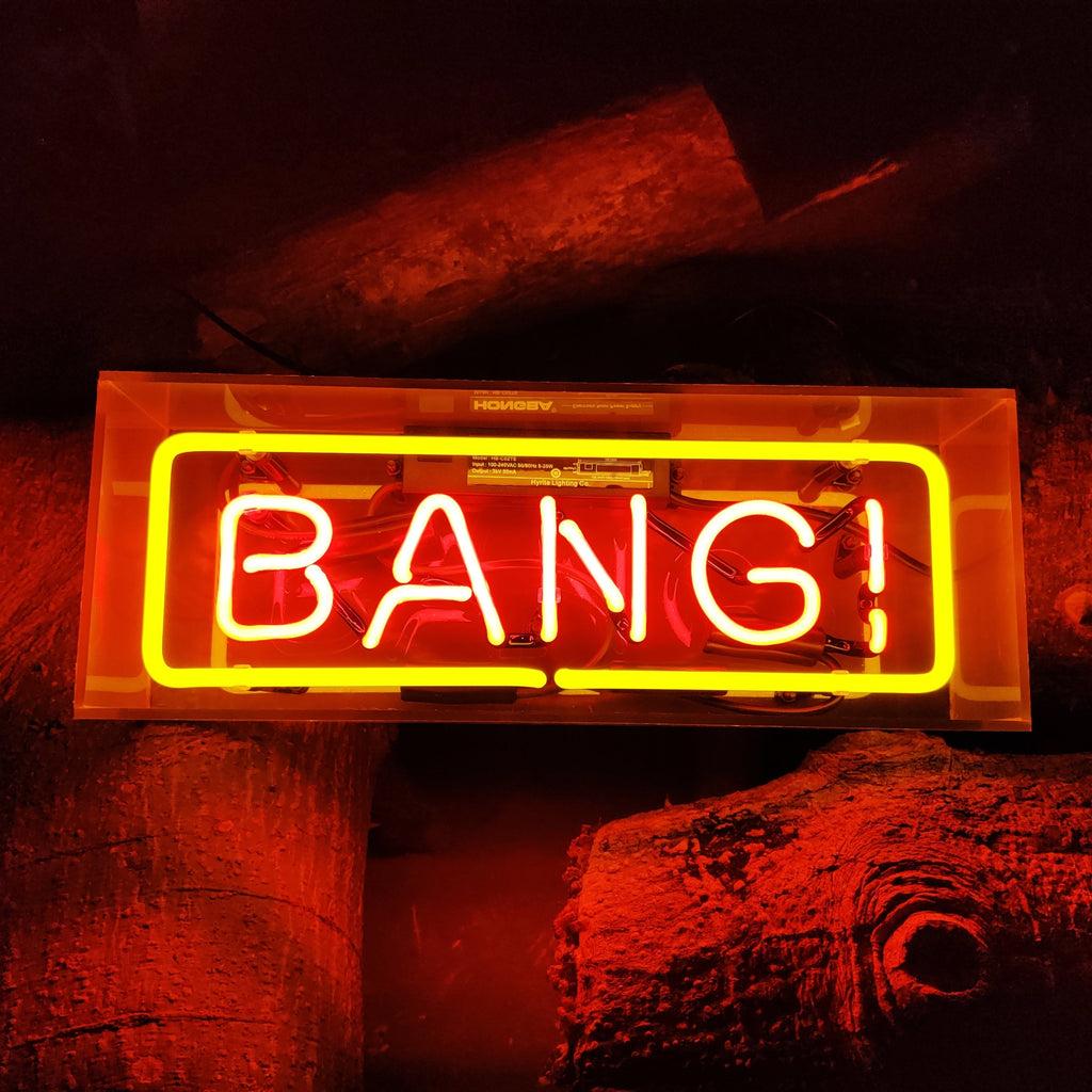 Custom Neon Glass Light Box | Acrylic Indoor Sign for Home, Shop & Studio