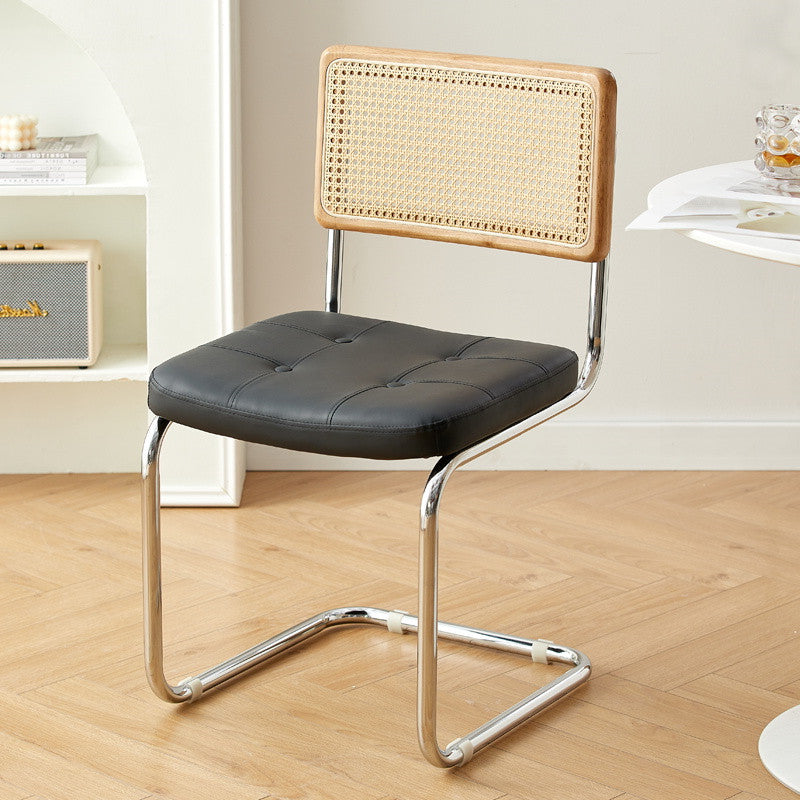 Nordic Mid-Century Modern Cesca Chair | Retro Metal Cantilever Dining & Accent Chair
